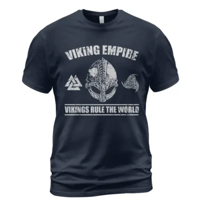 Viking Tees Viking Empire Vikings Rule The World Mythic Timeless Power Statement