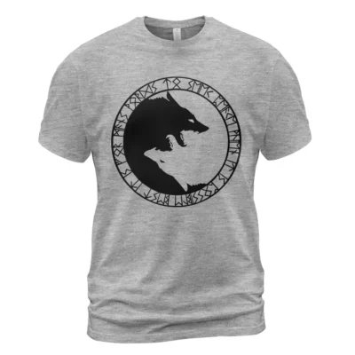 Norse Tee Yin Yang Viking Wolf Rune Timeless Myth And Meaning