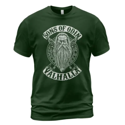 Norse Tee Sons Of Odin Valhalla Timeless Viking Symbolism