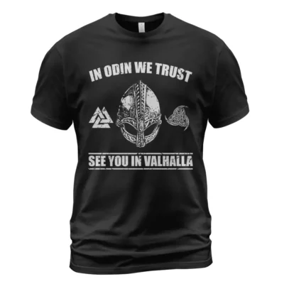 Norse Tee In Odin We Trust See You In Valhalla Epic Norse Symbol Guide