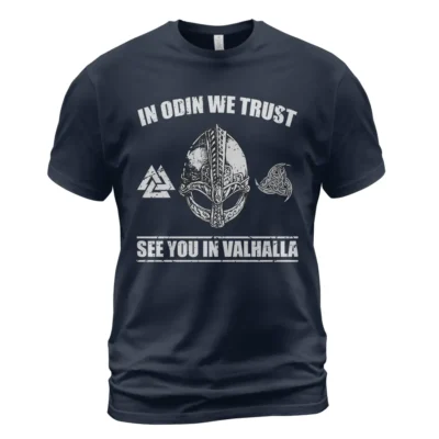 Norse Tee In Odin We Trust See You In Valhalla Epic Norse Symbol Guide