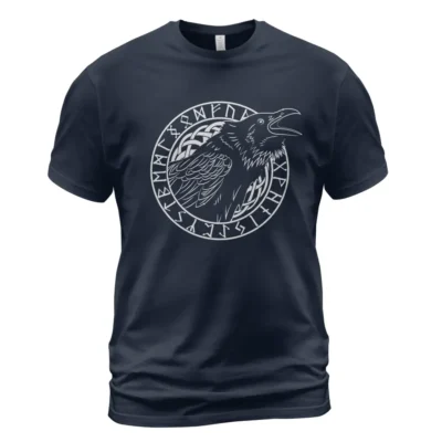 Mens Viking Shirt - Viking Celtic Raven Rune Iconic Nordic Meaning Guide