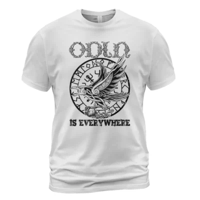 Viking T Shirt Odin Is Everywhere Timeless Mythic Powerful Meaning