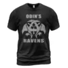 Viking T Shirt Odin's Ravens Viking Nordic Raven Clear Raven Message