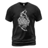 Viking T Shirt Norse Wolf Art Valknut Symbol Simple Strong Symbol Guide