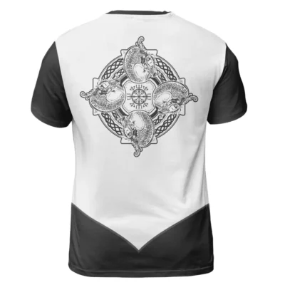 Viking Shirt Designs Viking Skull With Beard Fierce Timeless Warrior Spirit