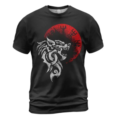 Viking Shirt Fenrir Clothing Strong Meaning