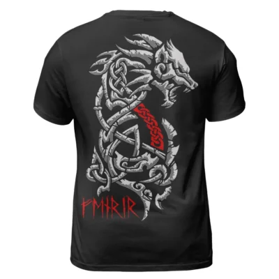 Viking Shirt Fenrir Clothing Strong Meaning