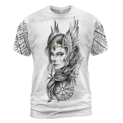 Viking Shirt Norse Valkyrie Art Warrior Style