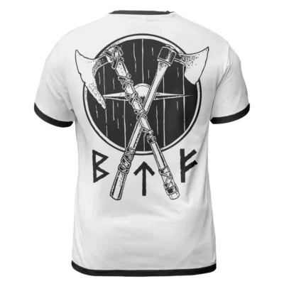 Viking Shirt Norse Wolf Symbol Warrior Style