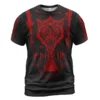 Viking Shirt Valknut Symbol Fenrir Clothing Dark Style