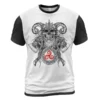 Viking Shirt Viking Skull Drawing Warrior Style Viking Shirt Viking Skull Drawing Warrior Style