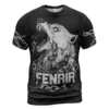 Bold Mythic Norse Tee - Fenrir Art Awakening