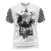 Bold Savage Viking t shirt - King Ragnar Art Legacy Power