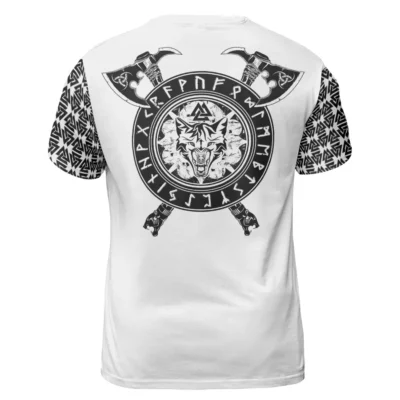 Bold Savage Viking t shirt - King Ragnar Art Legacy Power