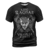 Fearless Viking T Shirt - King Ragnar - Valhalla Awaits Fearless Viking T Shirt - King Ragnar - Valhalla Awaits