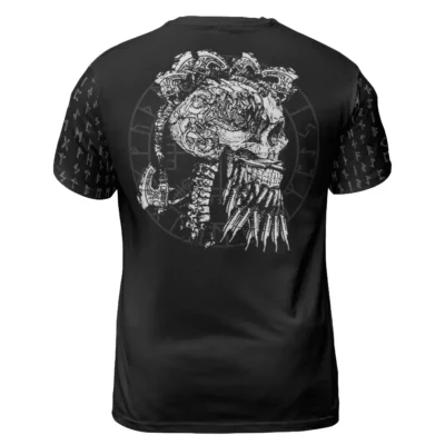 Fearless Viking T Shirt - King Ragnar - Valhalla Awaits